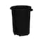Toter 44 Gal. Round Trash Can w/ Lift Handle, Black RND44-B0200 - alternate 1